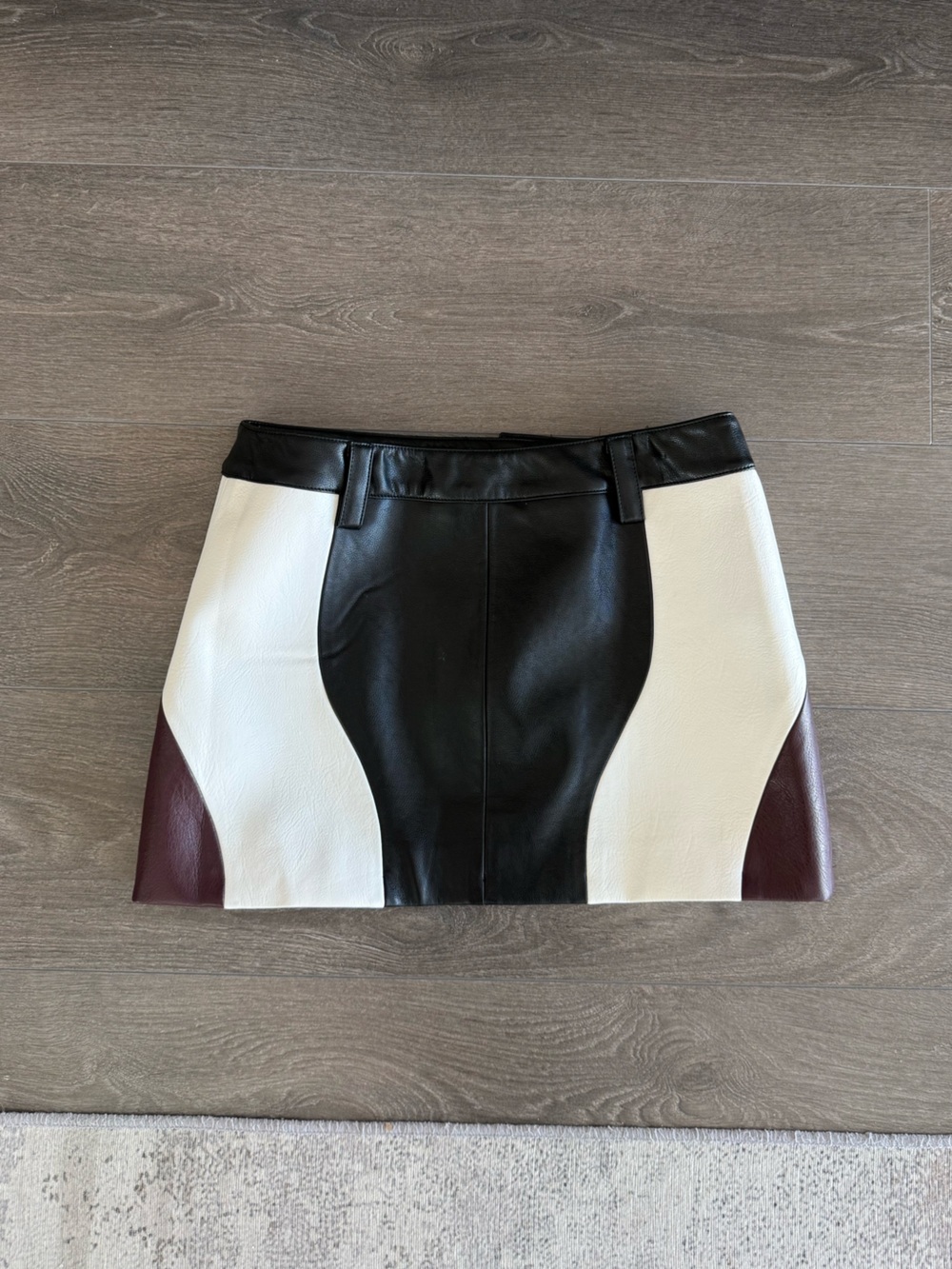 Revolve Leather Mini Skirt - Picture 2 of 8